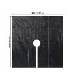 10 Reusable Tree Weeding Moisturizing Hoods - Non Woven Biodegradable Tree Mat and Grassland Plastic Film