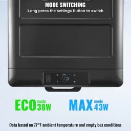 SucceBuy Car Refrigerator 12Volt 70L Single -4℉-68℉ Adjustable Range 12/24V DC and 100-240V AC Compressor for Outdoor Camping RV