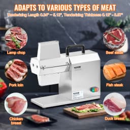 SucceBuy 17inch 54 Blades Commercial Meat Tenderizer 450W Electric Meat Tenderizer Machine for Pork Chicken Fish