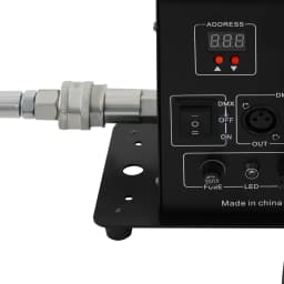 Dual-Nozzle Design 150W CO2 Jet Fog Machine with a 19.69-26.25ft Jetting Distance, Atmosphere Creator for Concerts/Bars/Venues