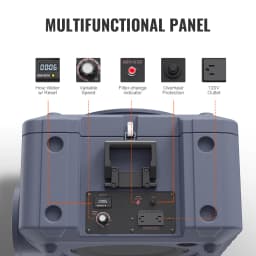 SucceBuy Air Scrubber with 3-Stage Filtration Stackable Negative Air Cleaner Machine with MERV10 for Home Industrial Commercial