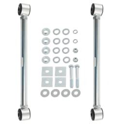 Adjustable Rear Strut Rods Bar W/Rubber Bushing for Chevrolet Corvette 63-79 Set