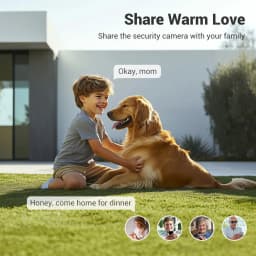 2PC EaseLife APP 1080P WiFi Security Camera Indoor/Outdoor Color Night Vision 2-Way Audio 360° Pan/Tilt/Zoom Motion Tracking & Home Security