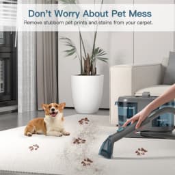 PrettyCare PC808 Cordless Carpet&Spot Vacuum Cleaner 1.4m Hose 30minutes Fabric Vacuum Cleaner with Wet Sprayer For Sofa Car