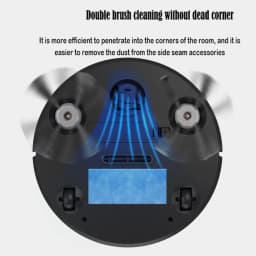 Robotic Vacuum 3-in-1 Cleaner With Integrated Home Sweeping, Mopping Cleaning USB Charging Vacuum Cleaner 1000Pa for Home Floor