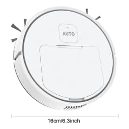 Robotic Vacuum 3-in-1 Cleaner With Integrated Home Sweeping, Mopping Cleaning USB Charging Vacuum Cleaner 1000Pa for Home Floor
