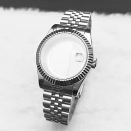 36mm/39mm Sapphire Glass For Men Watch Case Fit NH36 NH34 NH35 Movement FashionWaterproof Jubilee Stainless Steel