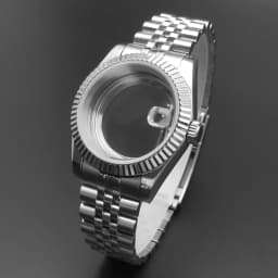 36mm/39mm Sapphire Glass For Men Watch Case Fit NH36 NH34 NH35 Movement FashionWaterproof Jubilee Stainless Steel