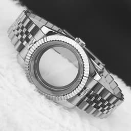 36mm/39mm Sapphire Glass For Men Watch Case Fit NH36 NH34 NH35 Movement FashionWaterproof Jubilee Stainless Steel