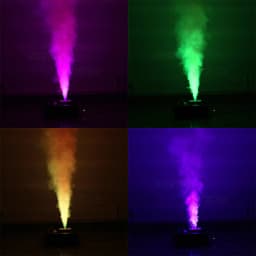 SHEHDS LED 24x9W RGB Somke Machine 1500W Smoke Machine Special effects equipment for KTV Party Wedding Concert
