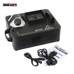 SHEHDS LED 24x9W RGB Somke Machine 1500W Smoke Machine Special effects equipment for KTV Party Wedding Concert
