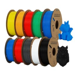 KEEPANG PLA Filament 1.75mm 3D Printer Filament 5/10Rolls 3D Printing Plastic Material 100% No Bubble for FDM 3D Printer MIX