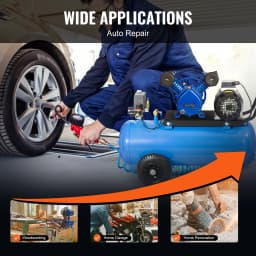 SucceBuy Air Compressor Head 5.5HP/3HP 90PSI Twin Cylinder Oil Lubricated Air Compressor Piston Dual Stage Air Compressor Pump