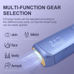 3in1 Portable IPL Hair Removal Device Cooling HR/RA/ SC Whole Body Treatment Dual Flash Modes for Women Men Permanent Bikini Trimmer Home Used Epilator