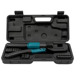 8T Hydraulic Crimping Tool 4-70mm² Wire Crimper Copper Aluminum Terminals with 8 Dies