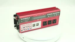 5000W Car Converter Power Inverter DC 12V To AC 110V Converter LCD 4 USB Ports and 110V AC Outlet Cigarette Lighter Battery