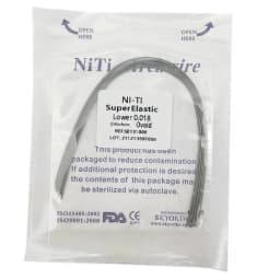 10pcs/pack Orthodontic Dental Super Elastic Oval Form Niti Round/Rectangular Arch Wires Dental Niti Arch Wire Dentist Product