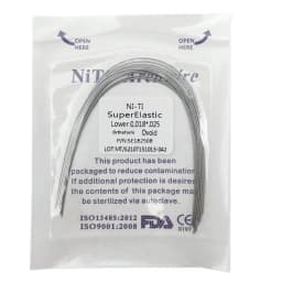 10pcs/pack Orthodontic Dental Super Elastic Oval Form Niti Round/Rectangular Arch Wires Dental Niti Arch Wire Dentist Product
