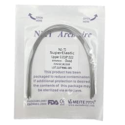 10pcs/pack Orthodontic Dental Super Elastic Oval Form Niti Round/Rectangular Arch Wires Dental Niti Arch Wire Dentist Product