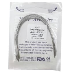 10pcs/pack Orthodontic Dental Super Elastic Oval Form Niti Round/Rectangular Arch Wires Dental Niti Arch Wire Dentist Product