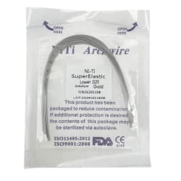 10pcs/pack Orthodontic Dental Super Elastic Oval Form Niti Round/Rectangular Arch Wires Dental Niti Arch Wire Dentist Product