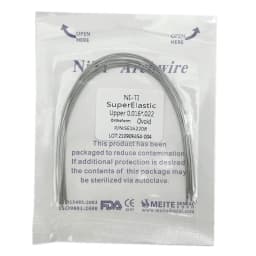 10pcs/pack Orthodontic Dental Super Elastic Oval Form Niti Round/Rectangular Arch Wires Dental Niti Arch Wire Dentist Product