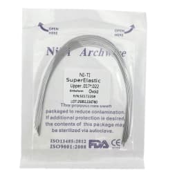 10pcs/pack Orthodontic Dental Super Elastic Oval Form Niti Round/Rectangular Arch Wires Dental Niti Arch Wire Dentist Product