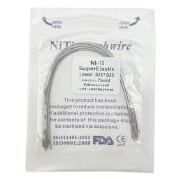 10pcs/pack Orthodontic Dental Super Elastic Oval Form Niti Round/Rectangular Arch Wires Dental Niti Arch Wire Dentist Product