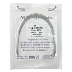 10pcs/pack Orthodontic Dental Super Elastic Oval Form Niti Round/Rectangular Arch Wires Dental Niti Arch Wire Dentist Product