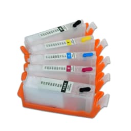 PGI 580 581 Refillable Ink Cartridge With Permanent Chip For Canon PIXMA Ts705 TR7550 TR8550 TS6150 TS8150 TS9150 TS9155 Printer