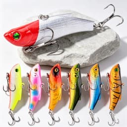 1 PCS 7 CM / 17.8g Winter Hard Sea Fishing Lure VIB 3D Bait Eyes The Swivel Diving Jig Wing Wobbler Pesca Crank Lures Swimbait