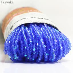 Isywaka Red Half AB 100pcs 4mm Bicone Austria Crystal Beads Charm Glass Beads Loose Spacer Bead for DIY Jewelry Making