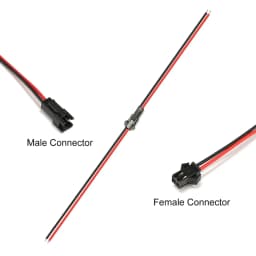 SM RGB LED Strip Connector 22 20AWG 2 3 4 5 6pin 5 10 50 100pair Male Female Wire JST Connector For 3528 5050 RGB RGBW LED Strip
