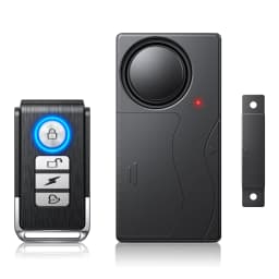 110dB Anti-Theft Vibration Alarm with Remote Control Alarm Door and Window Alarm Motorcycle Bicycle Security Sensors