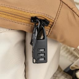 Alloy Combination Padlock for Luggage, Used on Zipper Bags, Backpacks, Handbags, Drawers, and Cabinets - Small Lock Pendant