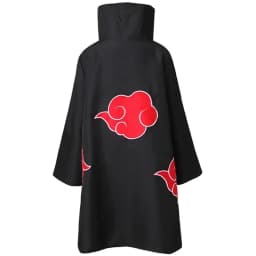 Anime Akatsuki Cloak Cosplay Long Black Robe Capes Uchiha Itachi Ring Headband Gifts Sasuke Cloak Robe Cape Halloween