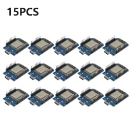 50-1PCS ESP-12F ESP8266 D1 Mini WIFI Development Board NodeMCU Lua IOT Wifi Welded Boards Type-C Interface Soldered Pin Module