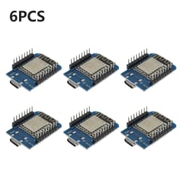 50-1PCS ESP-12F ESP8266 D1 Mini WIFI Development Board NodeMCU Lua IOT Wifi Welded Boards Type-C Interface Soldered Pin Module