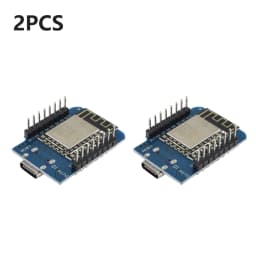 50-1PCS ESP-12F ESP8266 D1 Mini WIFI Development Board NodeMCU Lua IOT Wifi Welded Boards Type-C Interface Soldered Pin Module