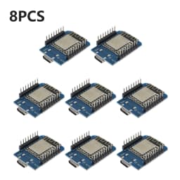 50-1PCS ESP-12F ESP8266 D1 Mini WIFI Development Board NodeMCU Lua IOT Wifi Welded Boards Type-C Interface Soldered Pin Module