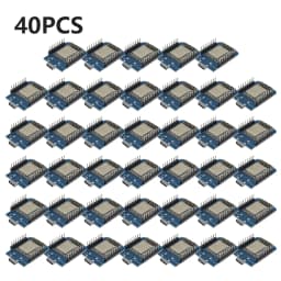50-1PCS ESP-12F ESP8266 D1 Mini WIFI Development Board NodeMCU Lua IOT Wifi Welded Boards Type-C Interface Soldered Pin Module
