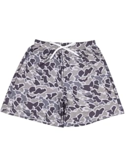 Men's Drawstring Camo Shorts,Summer Casual Beach Stretch Shorts