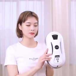 PuRuiKai AI Window Cleaning Robot Smart Automatic Cleaner Streak-Free for Windows/Tiles/Glass Doors Self-Cleaning Ultra Quiet
