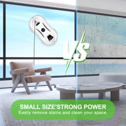 PuRuiKai AI Window Cleaning Robot Smart Automatic Cleaner Streak-Free for Windows/Tiles/Glass Doors Self-Cleaning Ultra Quiet