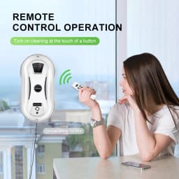 PuRuiKai AI Window Cleaning Robot Smart Automatic Cleaner Streak-Free for Windows/Tiles/Glass Doors Self-Cleaning Ultra Quiet