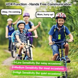 AWANFI Walkie Talkies 4 Packs Rechargeable for kids, Long Range Flashlight 8 Channel, USB Type C for Camping, Hiking, Gifts