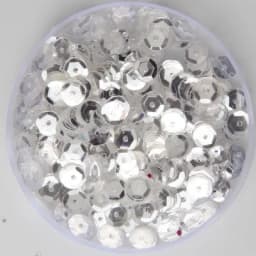 10g/Lot Multi Size 4mm/5mm/6mm/8mm Sequin PVC Round Cup Sequins Paillettes Sewing Wedding Crafts, Women Garments Accessories