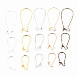 100pcs/Lot 9x18mm/11x24mm/16x38mm Silver Color /Rhodium/Gold Color Earring hooks Earring Ear Wires Findings DIY Jewelry Making