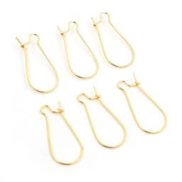 100pcs/Lot 9x18mm/11x24mm/16x38mm Silver Color /Rhodium/Gold Color Earring hooks Earring Ear Wires Findings DIY Jewelry Making