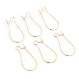 100pcs/Lot 9x18mm/11x24mm/16x38mm Silver Color /Rhodium/Gold Color Earring hooks Earring Ear Wires Findings DIY Jewelry Making
